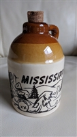 Moonshine jug ceramic money bank