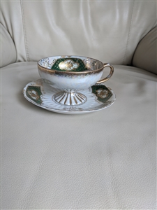 Royal Sealy Japanese lusterware teacup and saucer