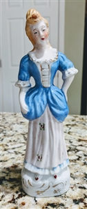 Porcelain figurine of woman Wales Japan