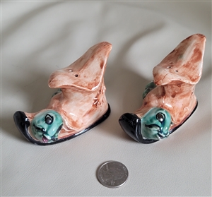 Porcelain caterpillars in a shoe shakers Japan