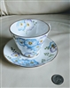 PHOENIX bone china english floral teacup saucer