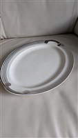 Taylor Smith Taylor platinum rim serving plate