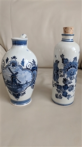 Holland Delft Blue Bolts jugs bottle decanter