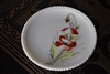 Westmoreland Poppy flower milk glass plate