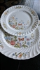 AYNSLEY Cottage Garden porcelain plates set of two