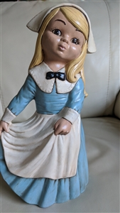 Porcelain Dutch girl tall interior decor