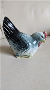 Japanese colorful porcelain hen decor