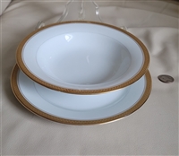 Noritake Goldridge 5480 soup bowl and salad plate