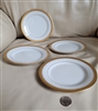 Noritake Goldridge 5480 border dessert plates