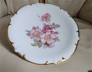 Schumann Bavaria Wild Rose porcelain plate