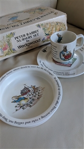 Beatrix Wedgwood Nursery porcelain set