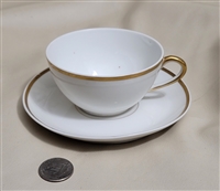 GDA Limoges France teacup and saucer elegant set