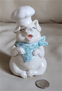 Fitz and Floyd porcelain Pig Hog shaker