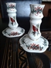 Lenox candlesticks in Winter Greetings pattern