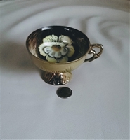 Japanese porcelain footed  teacup by Princess