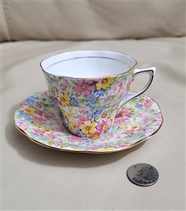 ROSINA English porcelain teacup and saucer