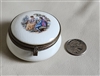 Trinket jewelry porcelain box Czechoslovakia