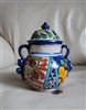 Talavera Pottery Mexican art ginger jar EO