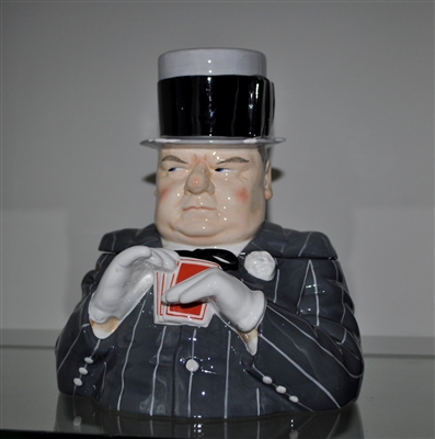 W.C. Fields Playing cards Cookie Jar