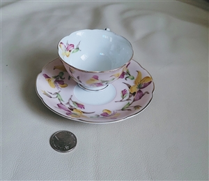 Jyoto Japan porcelain teacup and saucer