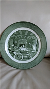 Colonial Homestead green by Royal chop platter