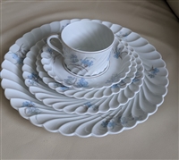 Bergere Haviland Limoges plates and teacup set 5