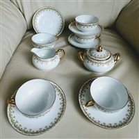 Charles Ahrenfeldt porcelain set 13 France Depose