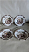 OLD BRITAIN CASTLES by Johnson Brothers saucers porcelain collectible addition to home decor