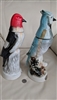 James B Bean Woodpeckers porcelain decanters 1969