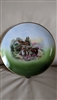 German porcelain wall decor plate hand painted