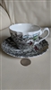 Hunter by Myott English porcelain teacup saucer