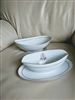 Noritake Daryl oval gravy boat and vegetable bowl