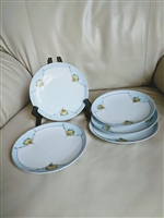 Blue and white 6 inch Meito China porcelain plates