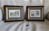 Currier and Ives framed prints elegant wall decor