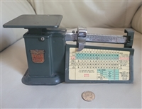 TRINER AIRMAIL accuracy metal scale 1963 postal collectible vintage functional scales home decor gifts