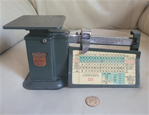 TRINER AIRMAIL accuracy metal scale 1963 postal collectible vintage functional scales home decor gifts