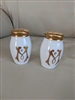Salt and pepper shakers Germany white porcelain