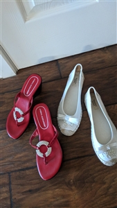 Vera Wang and Athena Alexander shoes both sz 8