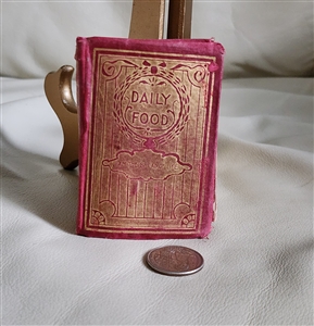 Antique miniature prayer book Daily Food