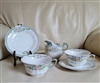 Lustreware teacups saucers and creamer set Japan