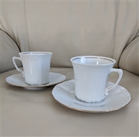 Hutschenreuther Baroness teacup saucer set Germany