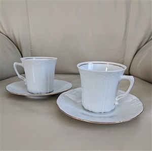 Hutschenreuther Baroness teacup saucer set Germany