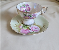 Lefton and Japanese porcelain teacup and saucer