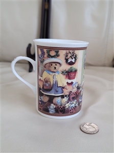 Boyds bears mug Bears and Blooms porcelain cup