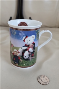 Boyds bears mug Proud to be Bearmerican porcelain