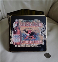 Anheuser Busch A Bottled Beers Eagle embossed tin