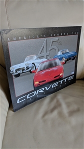 Corvette Metal Sign Corvettes 1953 to 1998 45th GM