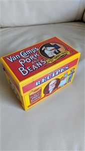 Van Camps Pork and Beans lidded Recipes tin box