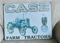 Case Farm Tractors tin sign advertising decor