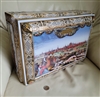 Lebkunchen-Smidt ornate tin chest storage German